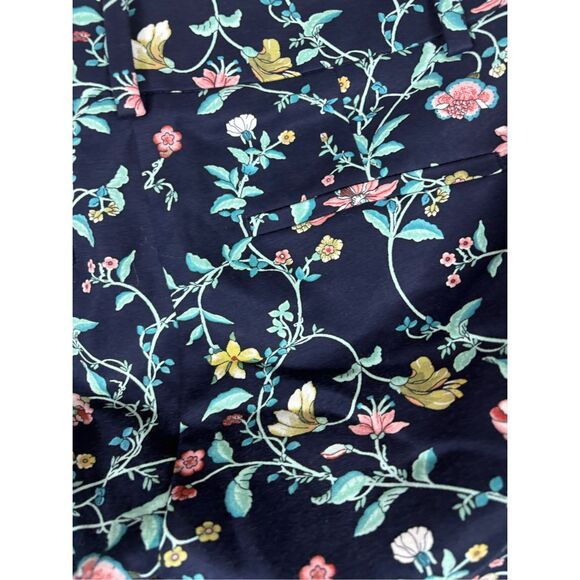Loft floral Marissa Riviera pants size 0 measures as a 8/10 - Picture 10 of 12